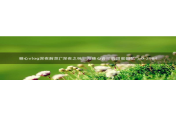 谁有糖心vlog会员：糖心vlog深夜解放(\