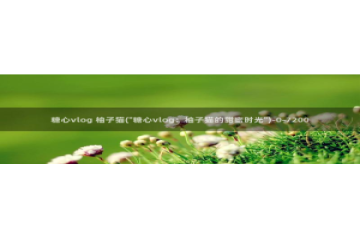 国产糖心vlog柚子猫：糖心vlog 柚子猫(\